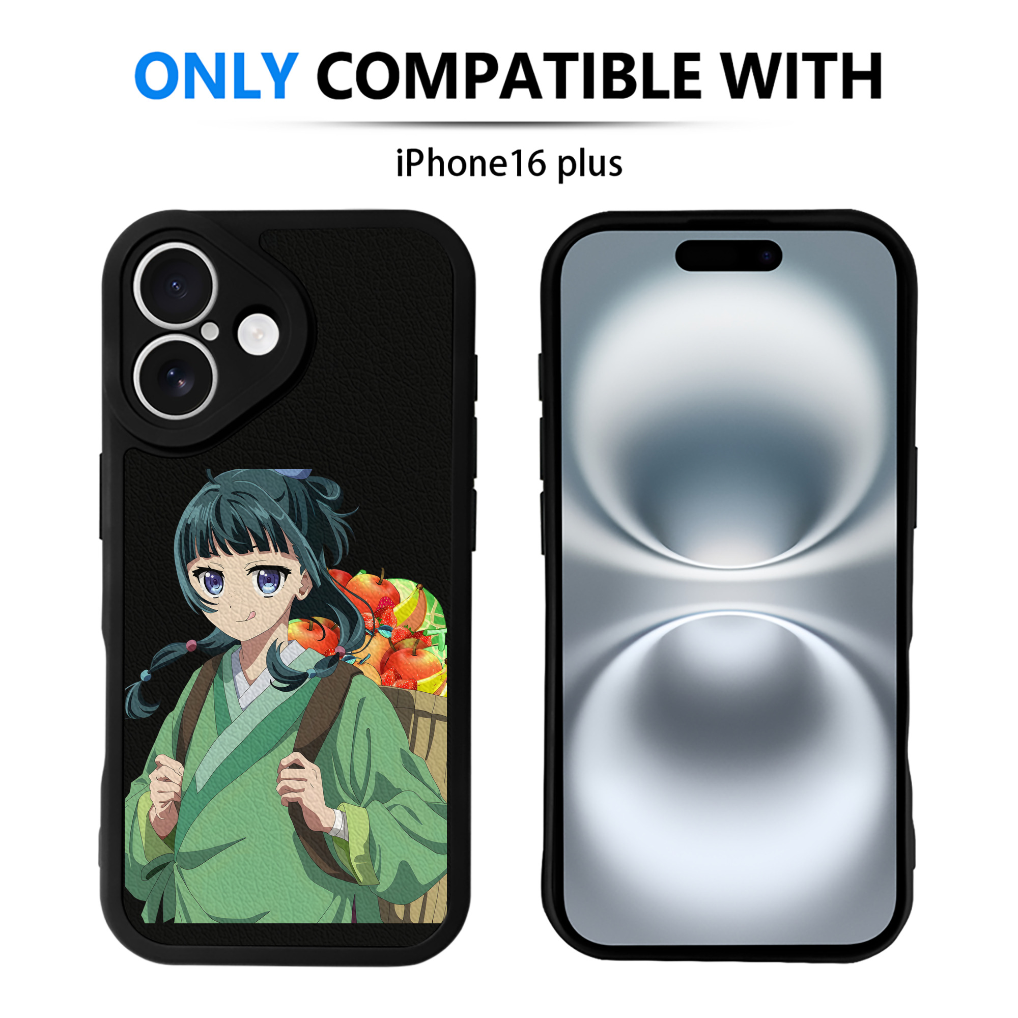 薬屋のひとりごと The Apothecary Diaries 【iPhone 16シリーズ対応】シリコンスマホケース（レザー調） 材質：シリコン